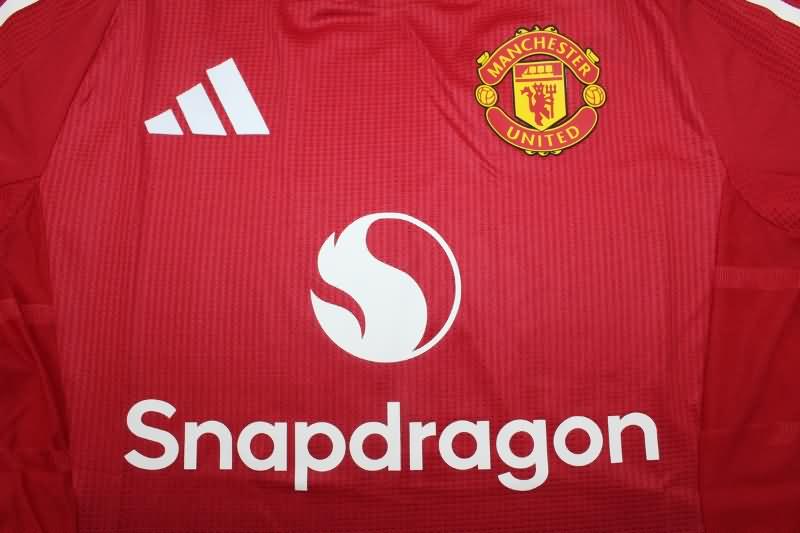 Manchester United Soccer Jersey Home (Player) 24/25