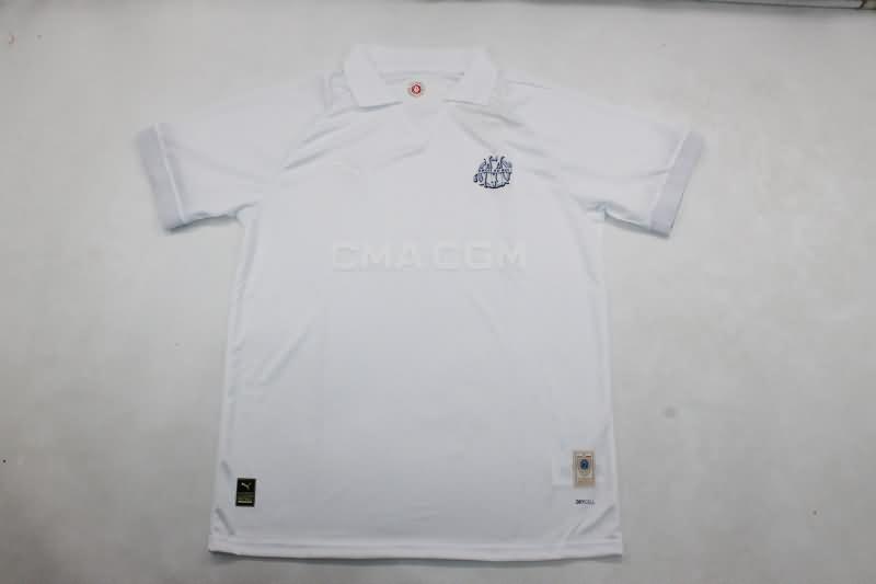 Marseilles Soccer Jersey White Replica 24/25