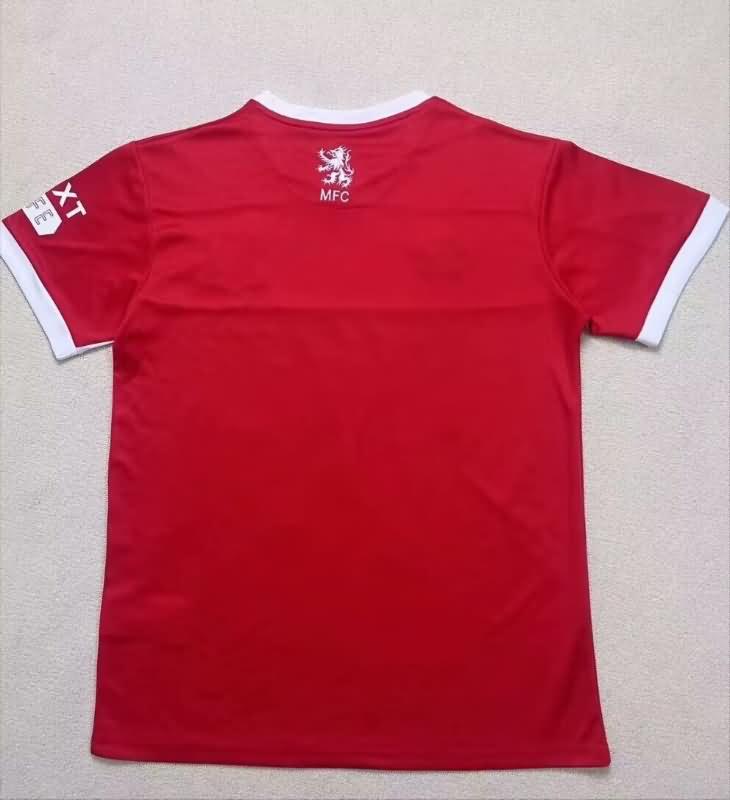 Middlesbrough Soccer Jersey Home Replica 24/25