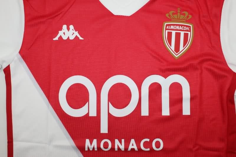 Monaco Soccer Jersey Home (Player) 24/25