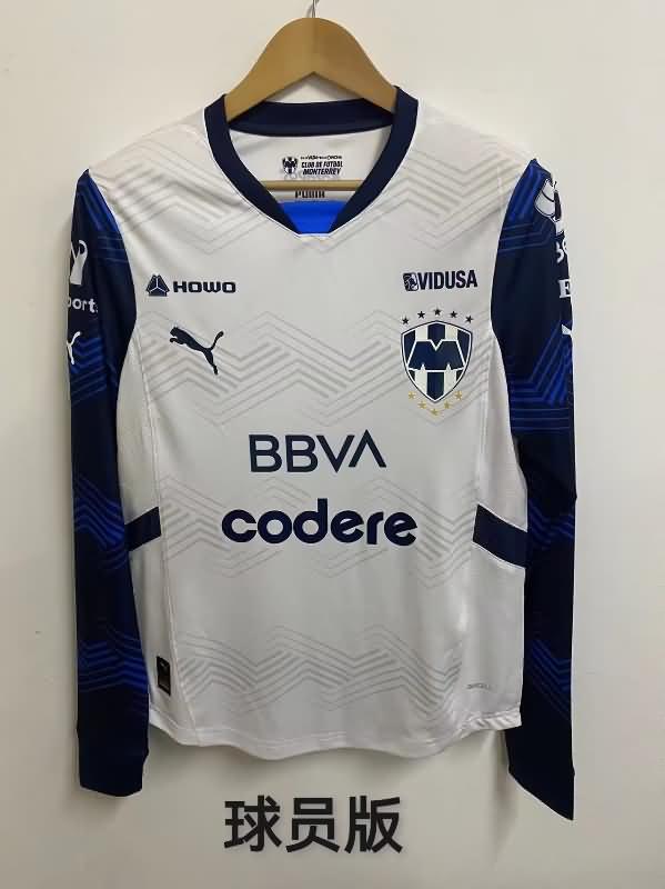 Monterrey Soccer Jersey Away Long Sleeve (Player) 24/25