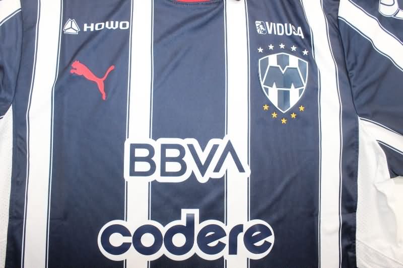 Monterrey Soccer Jersey Home Long Sleeve (Player) 24/25