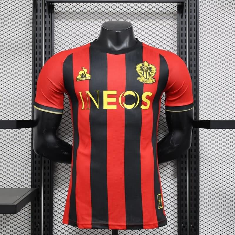 OGC Nice Soccer Jersey Home (Player) 24/25