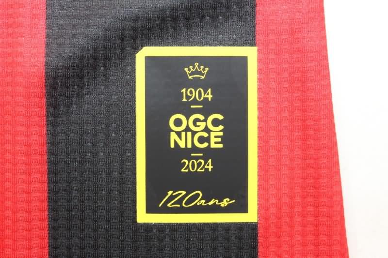 OGC Nice Soccer Jersey Home (Player) 24/25