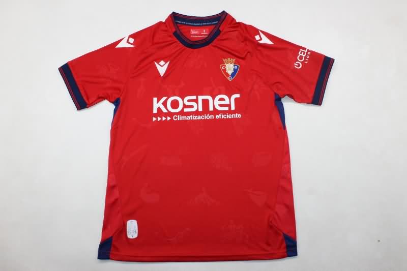 Osasuna Soccer Jersey Home Replica 24/25