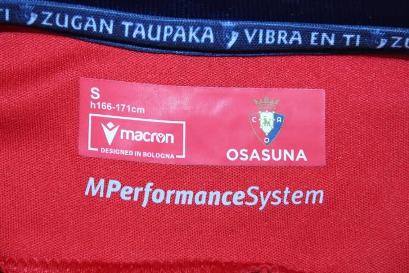 Osasuna Soccer Jersey Home Replica 24/25