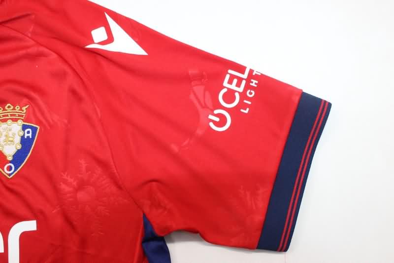 Osasuna Soccer Jersey Home Replica 24/25