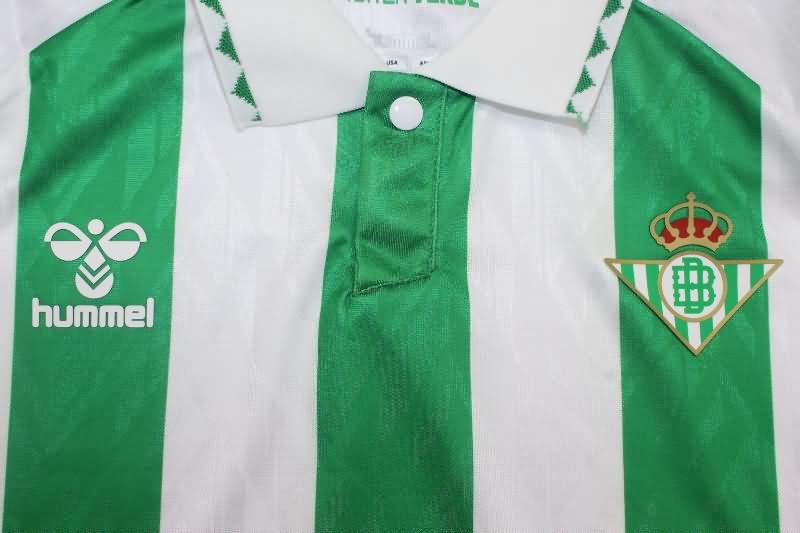 Real Betis Soccer Jersey Home Long Sleeve Replica 24/25