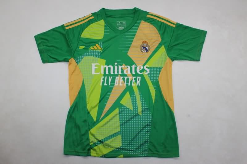 Real Madrid Soccer Jersey Goalkeeper Green Replica 24/25