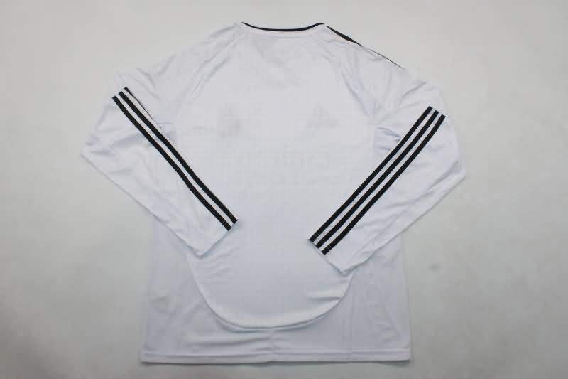 Real Madrid Soccer Jersey Home Long Sleeve Replica 24/25