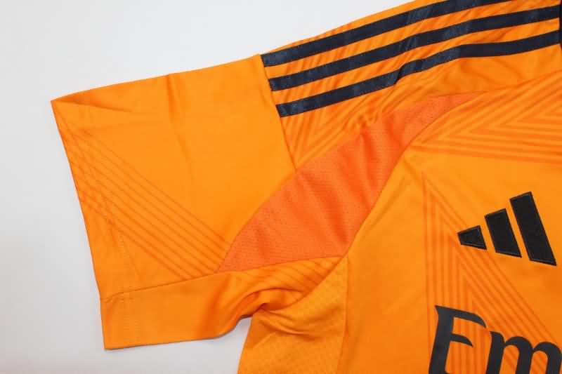 Real Madrid Soccer Jersey Orange Replica 24/25