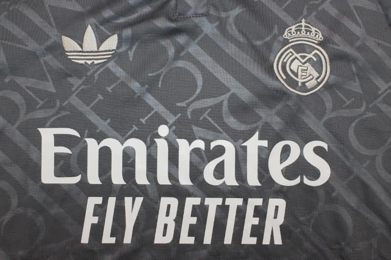 Real Madrid Soccer Jersey Third Long Sleeve Replica 24/25