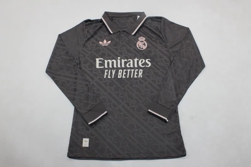 Real Madrid Soccer Jersey Third Long Sleeve (Player) 24/25