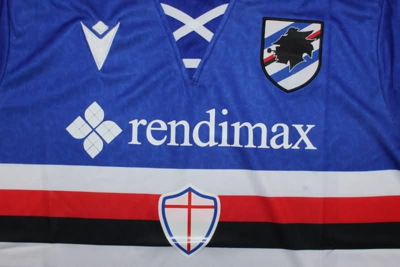 Sampdoria Soccer Jersey Home Replica 24/25