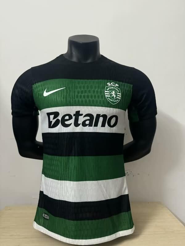 Sporting Lisbon Soccer Jersey Home (Player) 24/25