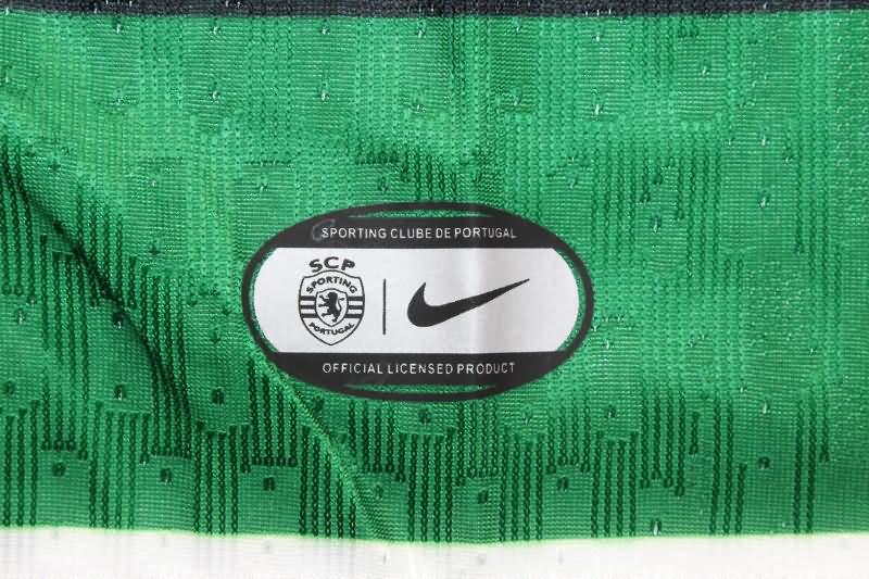 Sporting Lisbon Soccer Jersey Home (Player) 24/25