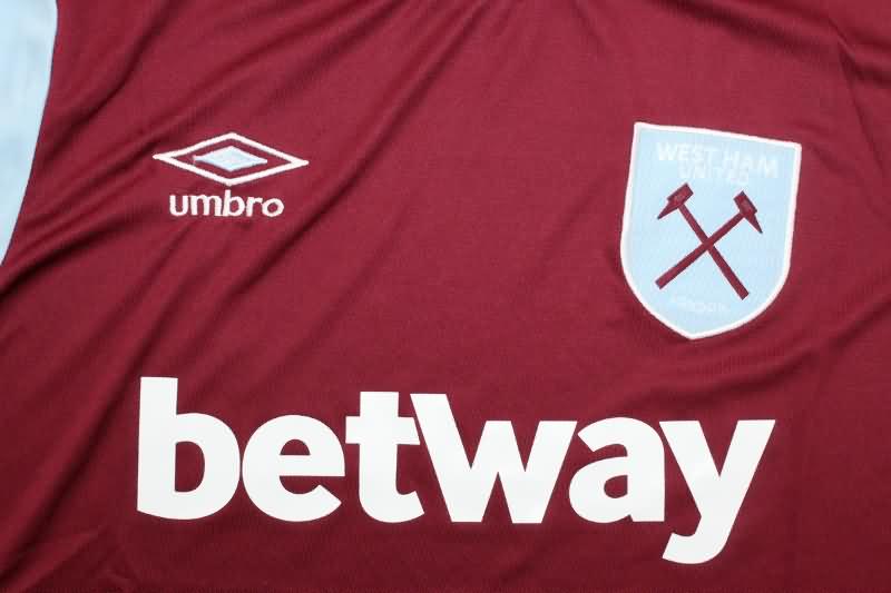 West Ham Soccer Jersey Home Replica 24/25