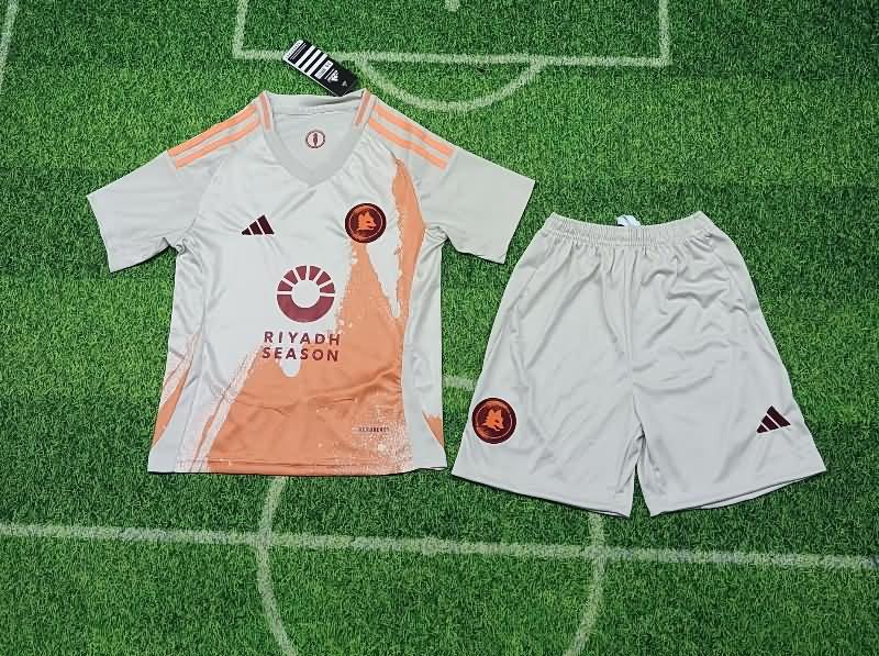 Kids AS Roma Soccer Jersey Away Replica 24/25