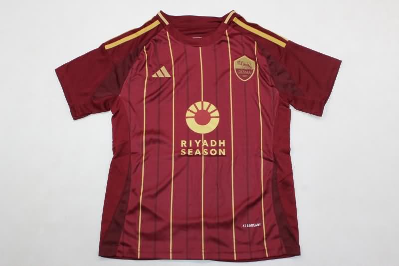 Kids AS Roma Soccer Jersey Home Replica 24/25