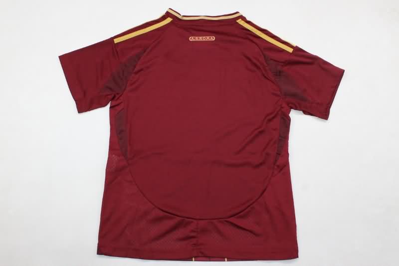 Kids AS Roma Soccer Jersey Home Replica 24/25