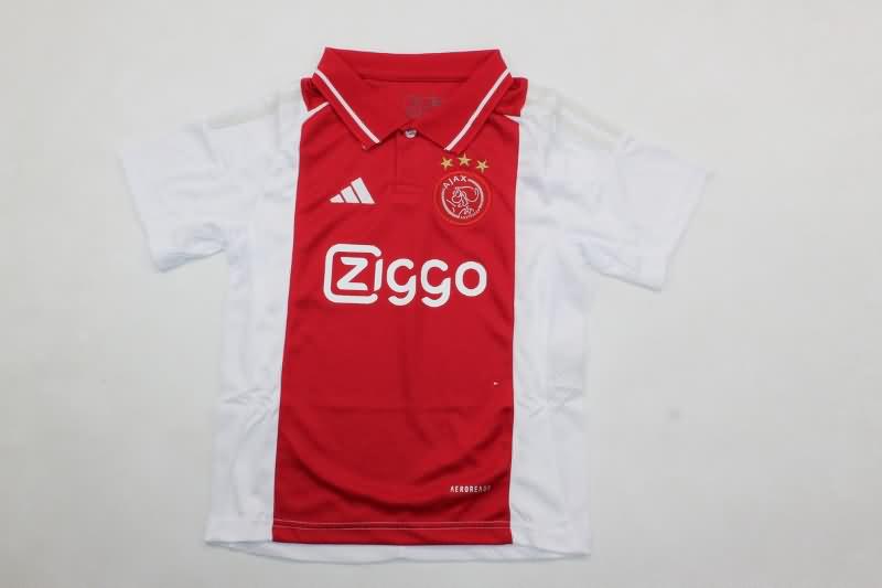 Kids Ajax Soccer Jersey Home Replica 24/25