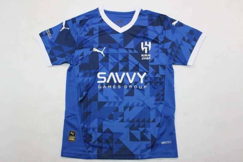 Kids Al Hilal Soccer Jersey Home Replica 24/25