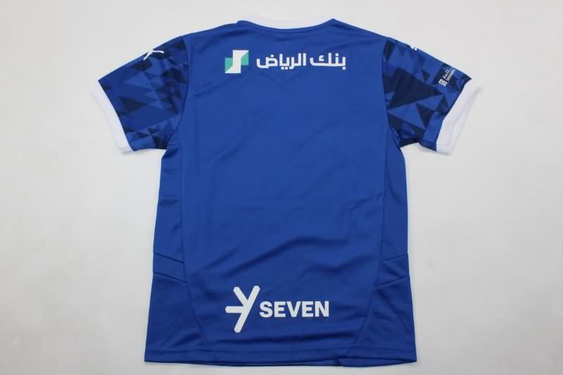 Kids Al Hilal Soccer Jersey Home Replica 24/25