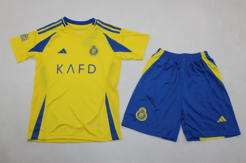 Kids Al Nassr FC Soccer Jersey Home Replica 24/25