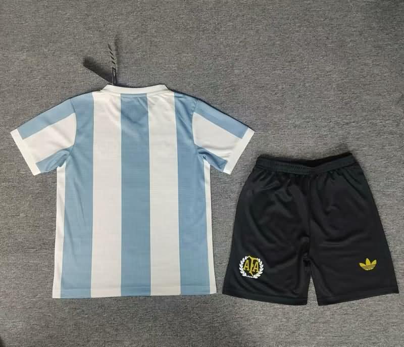 Kids Argentina Soccer Jersey Anniversary Replica 50th