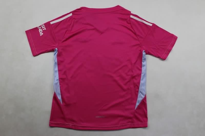 Kids Arsenal Soccer Jersey Goalkeeper Pink Replica 24/25