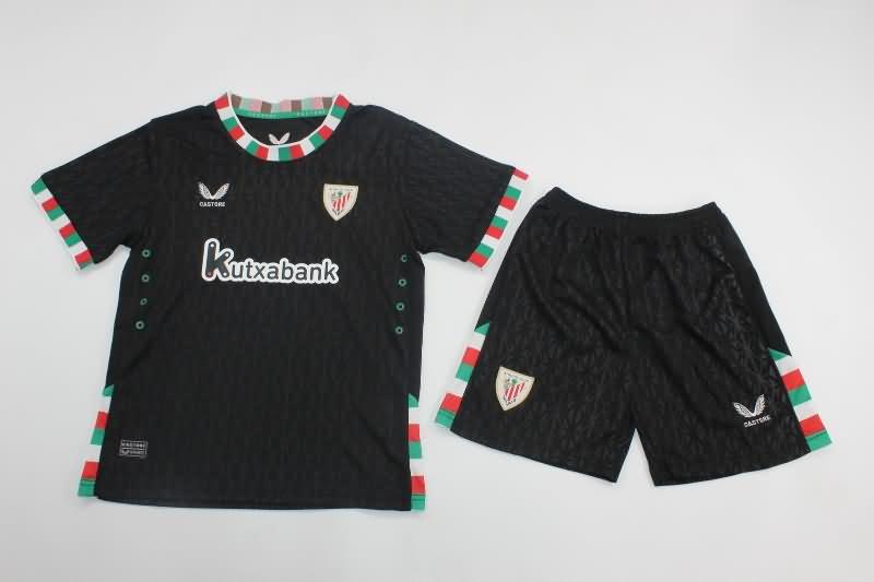 Kids Athletic Bilbao Soccer Jersey Fourth Replica 24/25