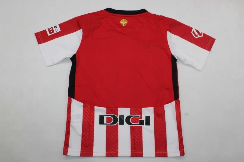 Kids Athletic Bilbao Soccer Jersey Home Replica 24/25