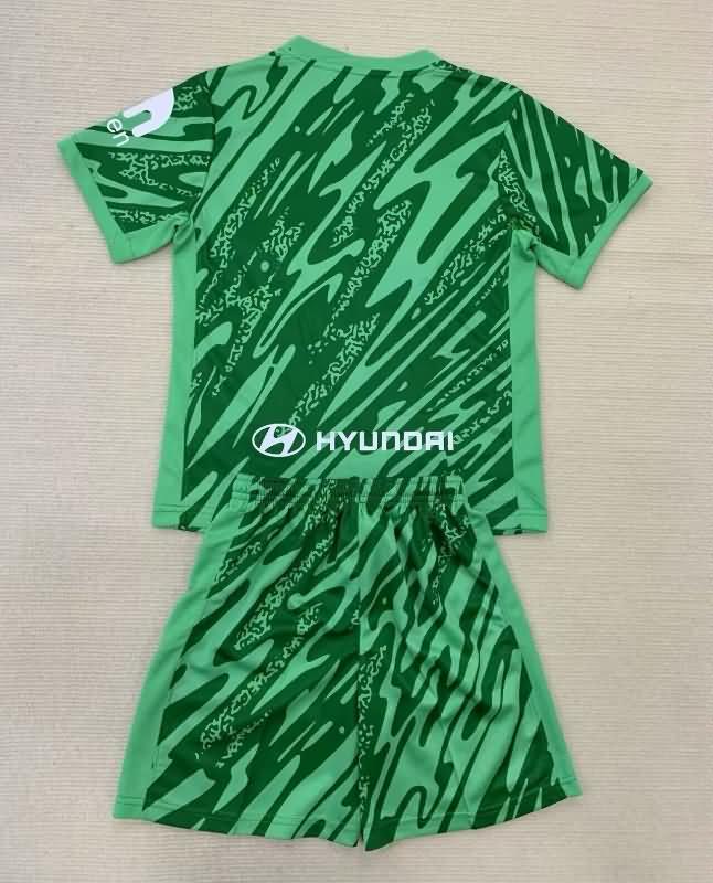 Kids Atletico Madrid Soccer Jersey Goalkeeper Green Replica 24/25