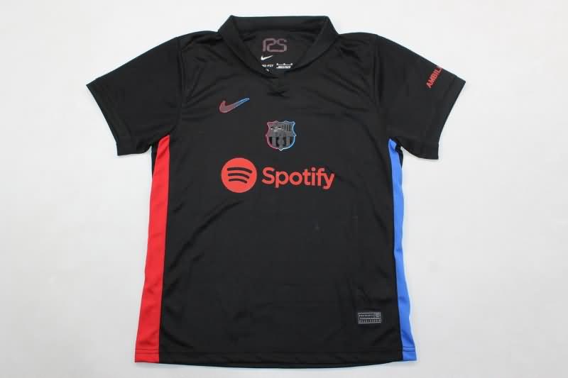 Kids Barcelona Soccer Jersey Away Replica 24/25