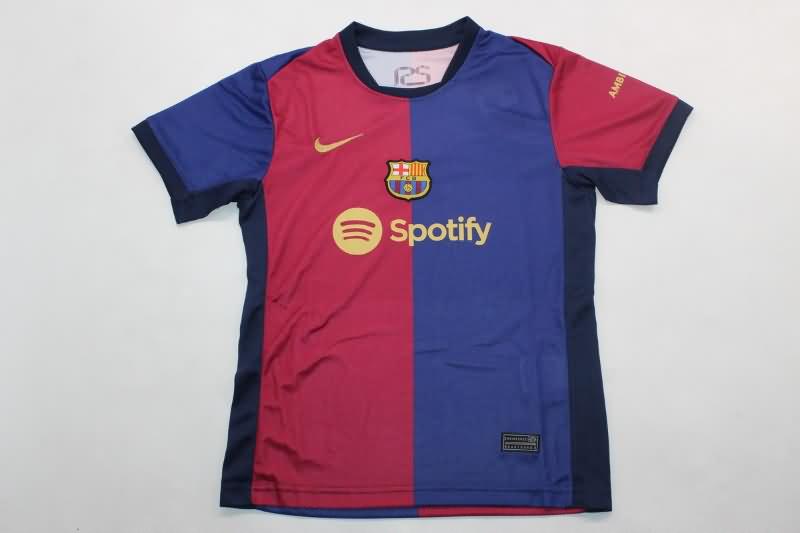 Kids Barcelona Soccer Jersey Home Replica 24/25