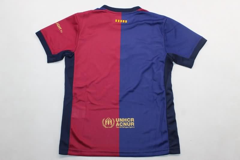 Kids Barcelona Soccer Jersey Home Replica 24/25