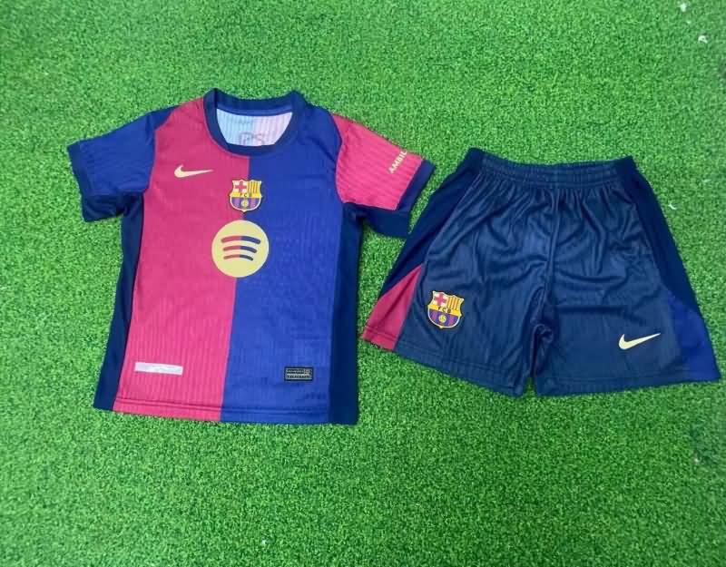 Kids Barcelona Soccer Jersey Home (Player) 24/25