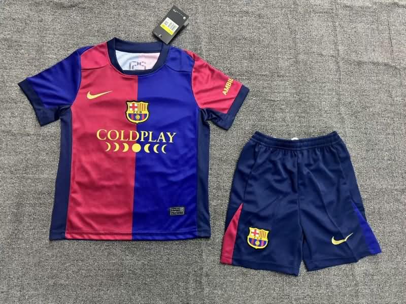 Kids Barcelona Soccer Jersey 02 Home Replica 24/25