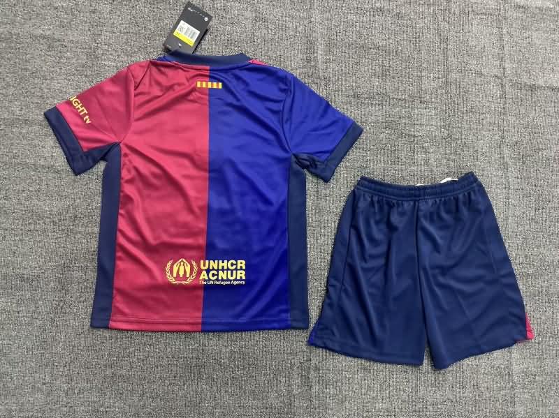 Kids Barcelona Soccer Jersey 02 Home Replica 24/25