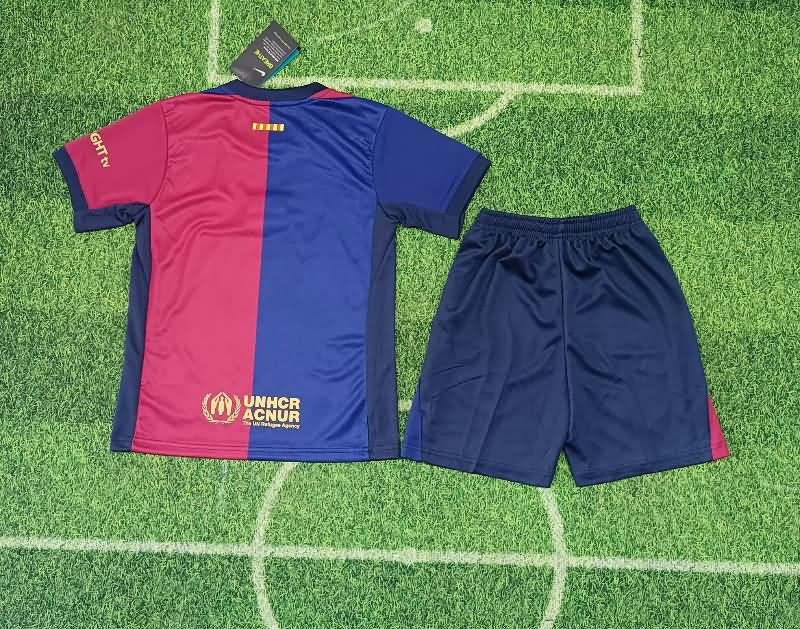 Kids Barcelona Soccer Jersey 03 Home Replica 24/25