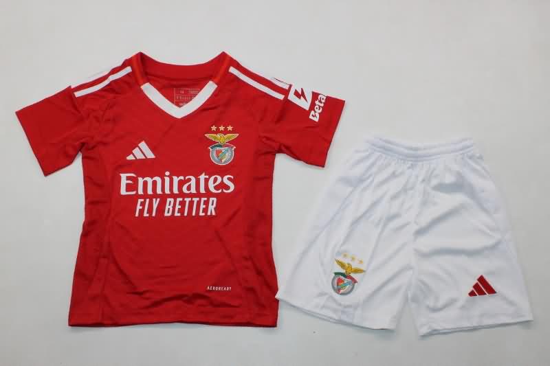 Kids Benfica Soccer Jersey Home Replica 24/25