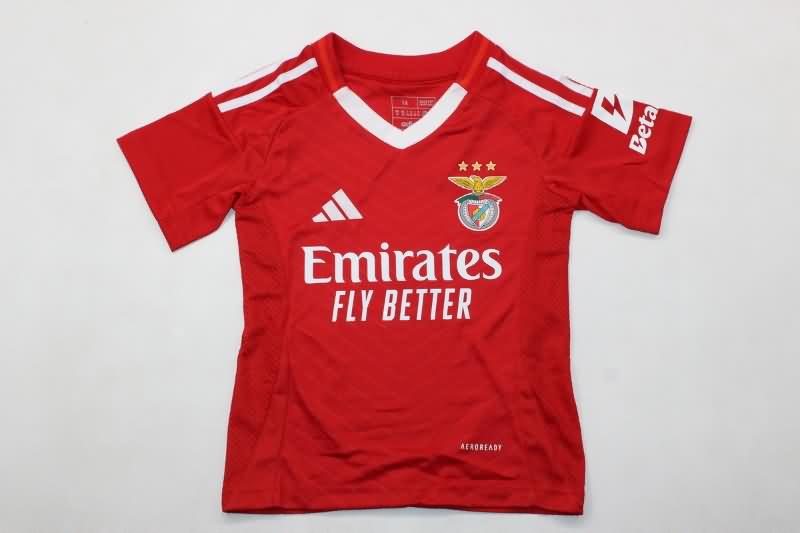 Kids Benfica Soccer Jersey Home Replica 24/25