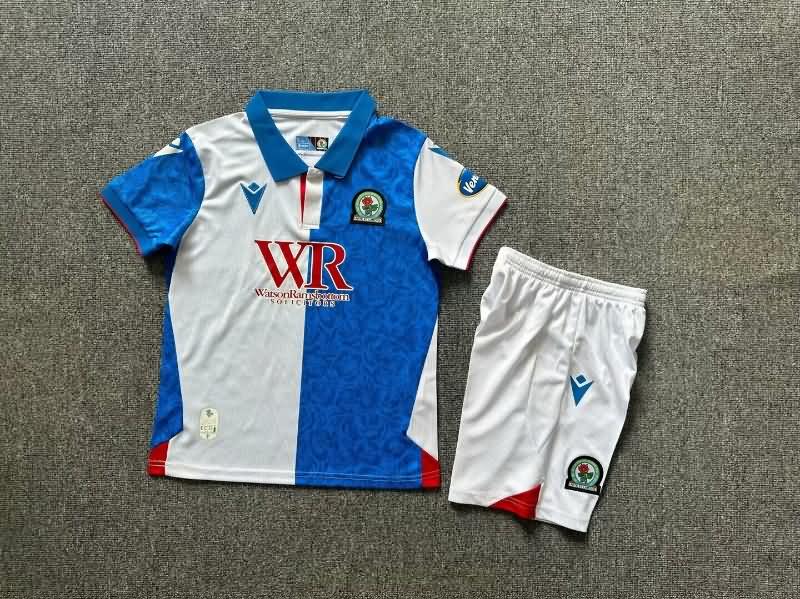 Kids Blackburn Soccer Jersey Home Replica 24/25