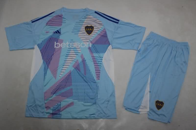 Kids Boca Juniors Soccer Jersey Goalkeeper Light Blue Replica 24/25