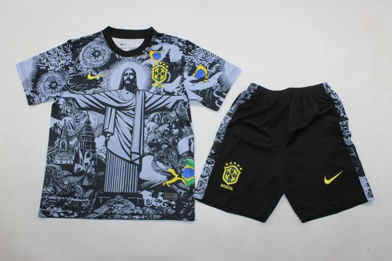 Kids Brazil Soccer Jersey Copa America Special Replica 2024