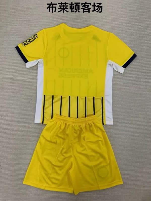 Kids Brighton Soccer Jersey Away Replica 24/25