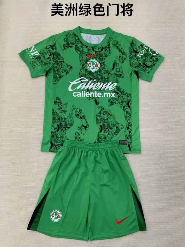 Kids Club America Soccer Jersey Goalkeeper Green Replica 24/25