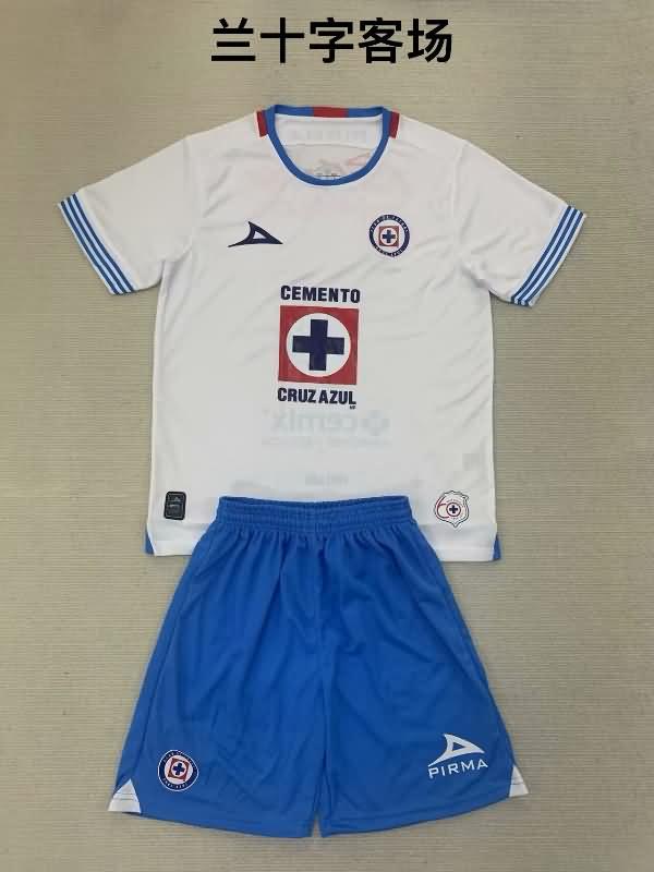 Kids Cruz Azul Soccer Jersey Away Replica 24/25