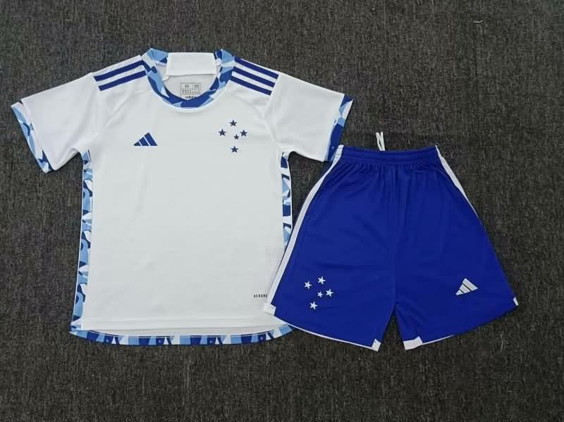 Kids Cruzeiro Soccer Jersey Away Replica 2024