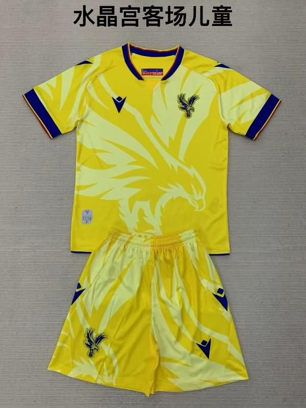 Kids Crystal Palace Soccer Jersey Away Replica 24/25